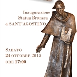 Inaugurazione statua bronzea di s. Agostino Inaugurazione statua bronzea di s. Agostino